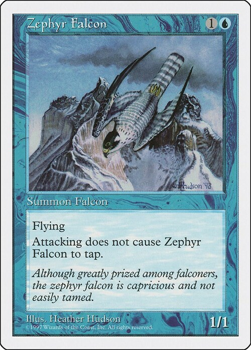 Zephyr Falcon Card Front