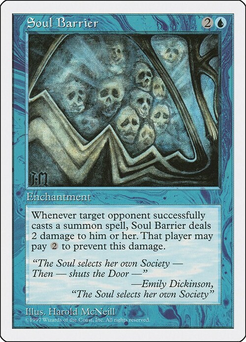 Soul Barrier Card Front