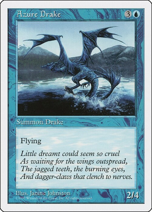 Azure Drake Card Front