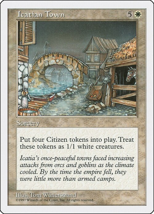 Icatian Town Card Front