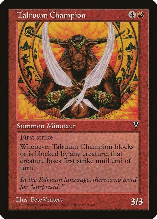 Talruum Champion Card Front