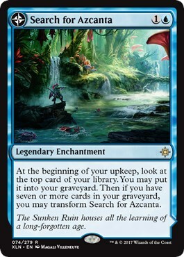 Search for Azcanta // Azcanta, the Sunken Ruin Card Front