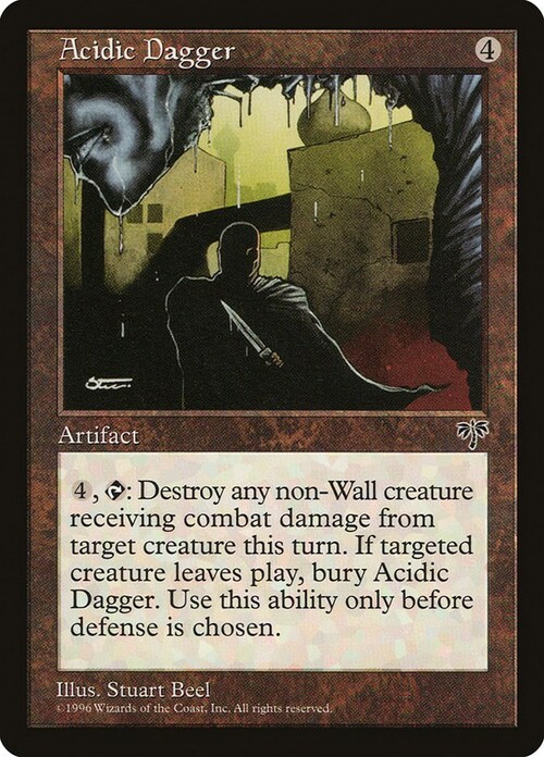 Acidic Dagger Card Front