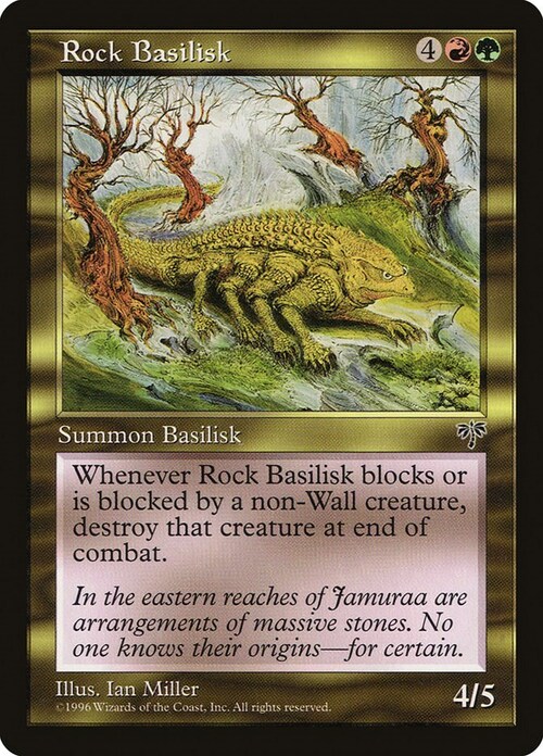 Rock Basilisk Card Front