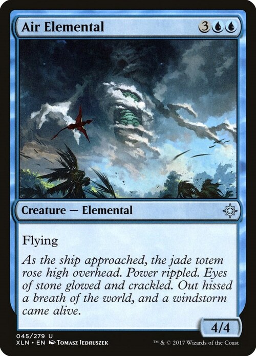 Air Elemental Card Front