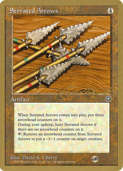 Serrated Arrows Card Front