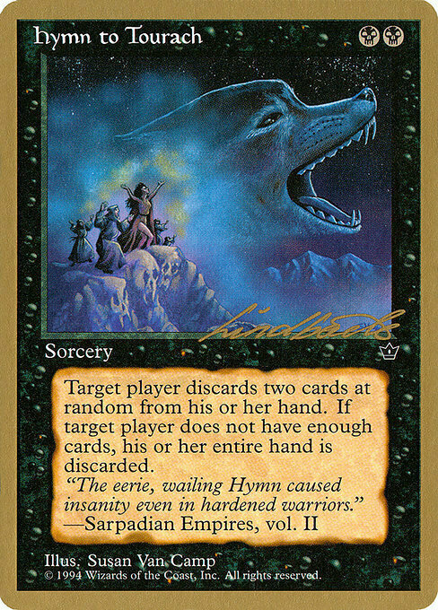 Hymn to Tourach Card Front