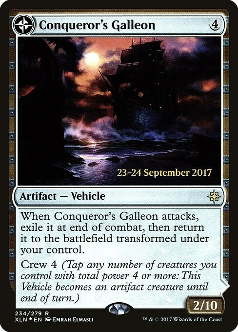 Conqueror's Galleon // Conqueror's Foothold Card Front