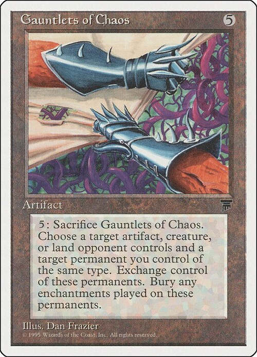 Gauntlets of Chaos Card Front