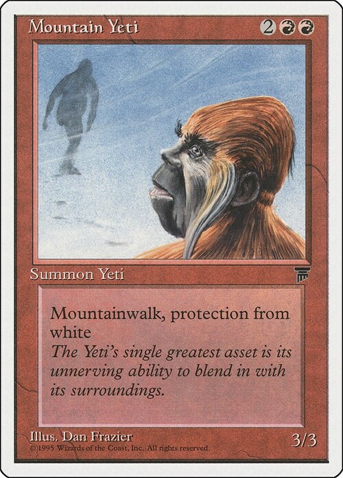 Mountain Yeti Card Front