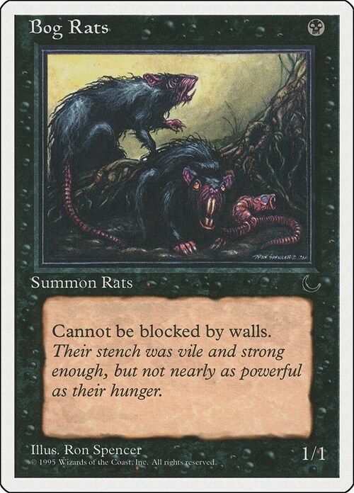 Bog Rats Card Front