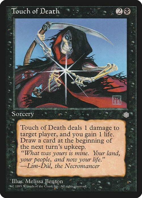 Touch of Death Card Front