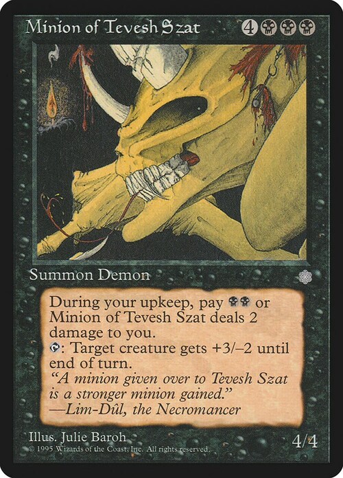 Minion of Tevesh Szat Card Front