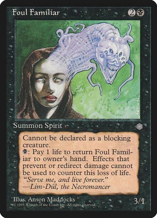 Foul Familiar Card Front