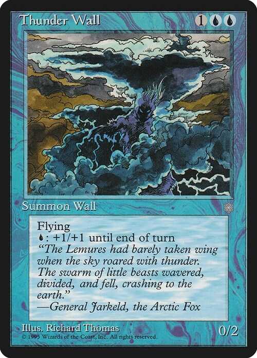 Thunder Wall Card Front