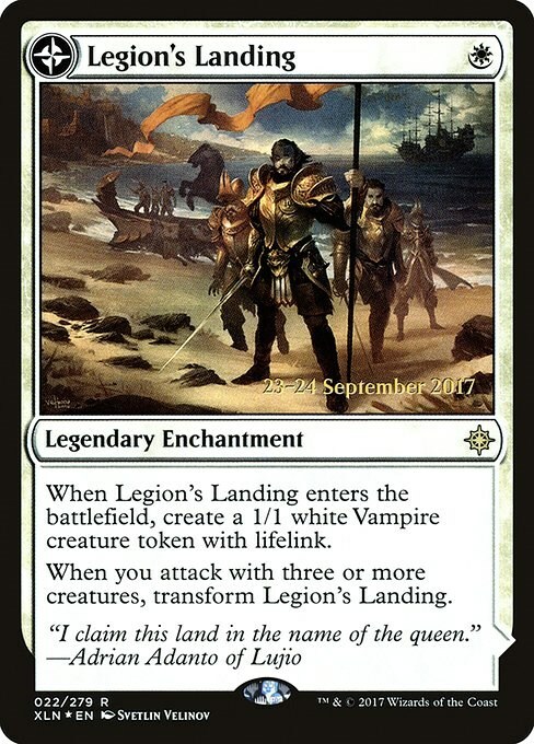 Legion's Landing // Adanto, the First Fort Card Front