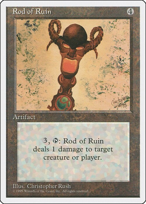 Rod of Ruin Card Front