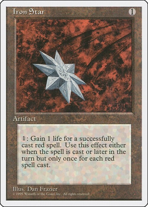 Iron Star Card Front