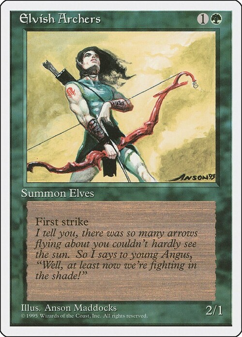 Elvish Archers Card Front