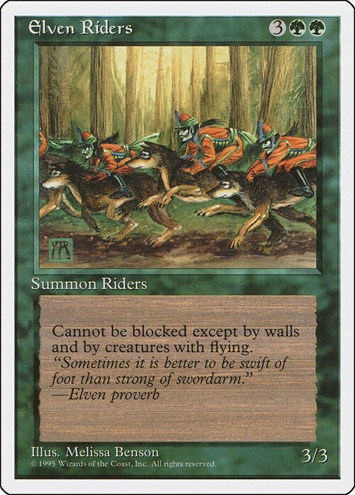 Elven Riders Card Front