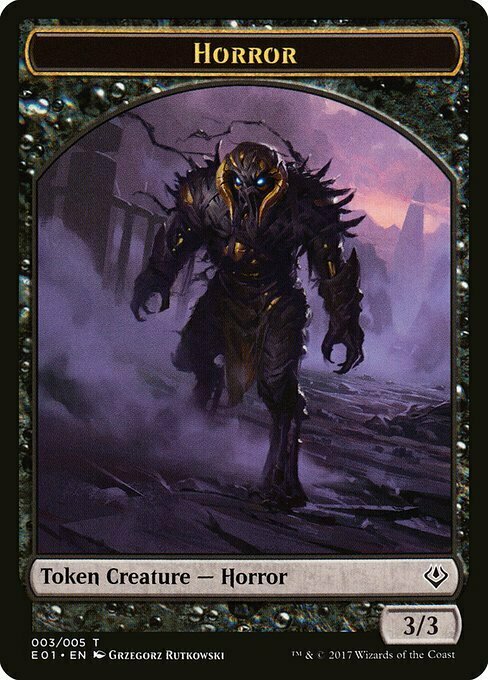 Horror // Zombie Card Front