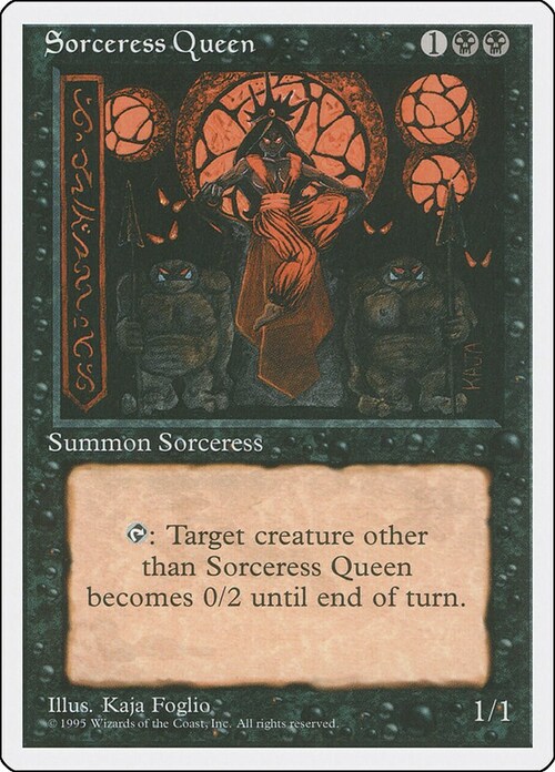 Sorceress Queen Card Front