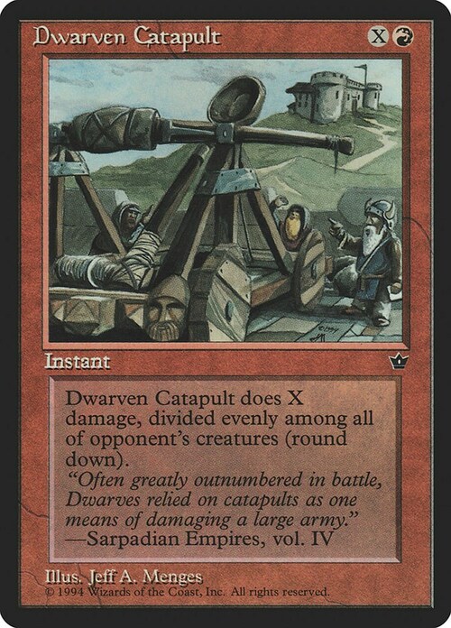 Dwarven Catapult Card Front