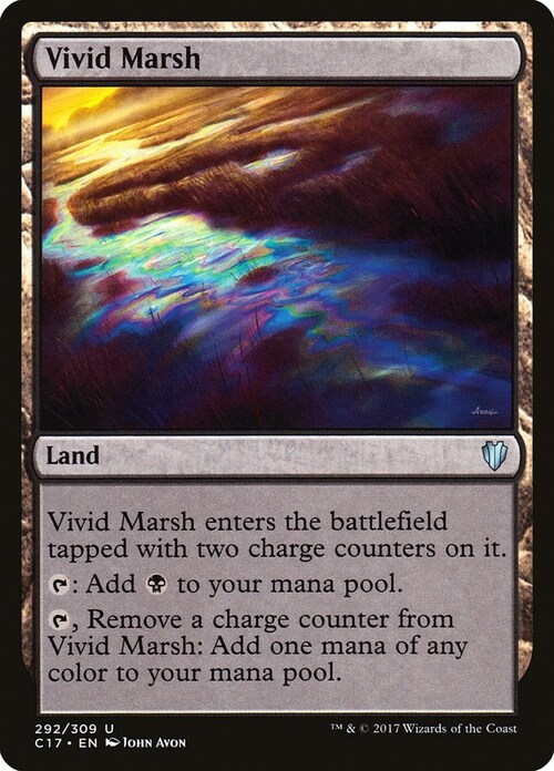 Vivid Marsh Card Front