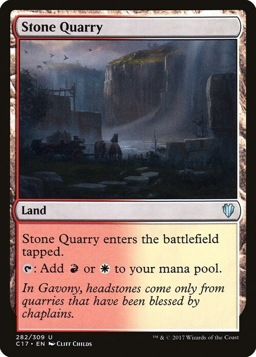 Stone Quarry Card Front