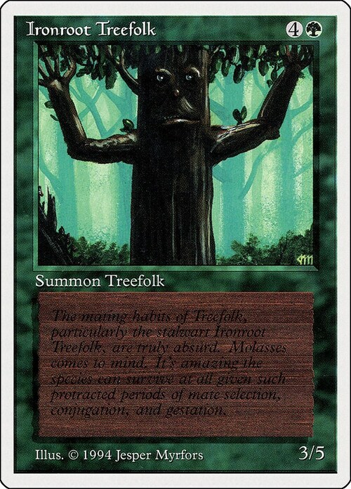 Ironroot Treefolk Card Front