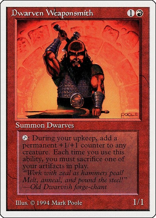 Dwarven Weaponsmith Card Front