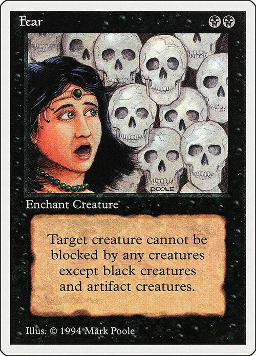 Fear Card Front