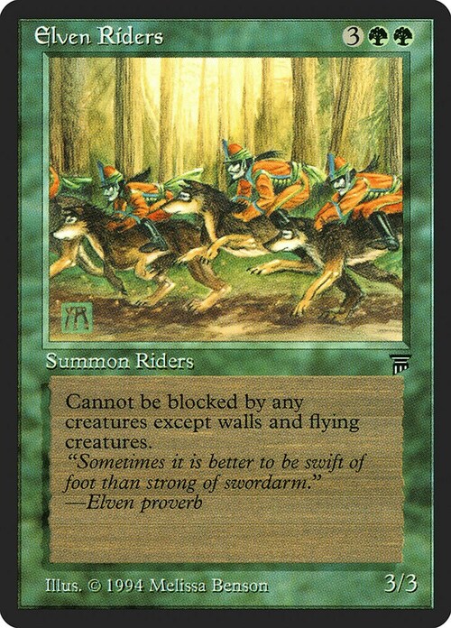 Elven Riders Card Front