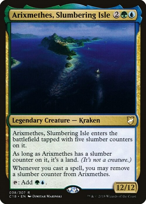 Arixmethes, Slumbering Isle Card Front