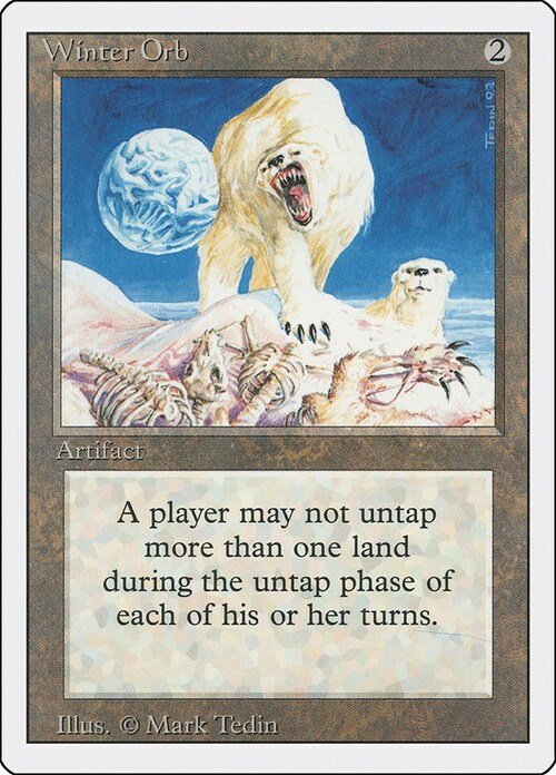 Winter Orb Card Front