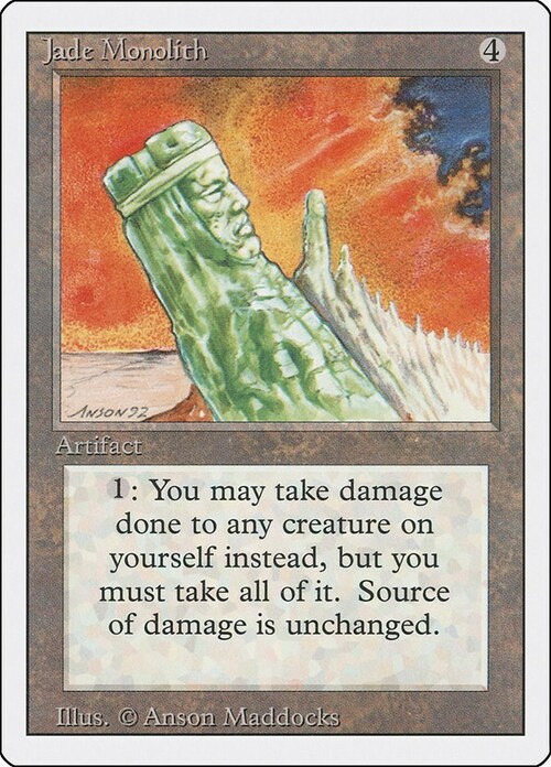 Jade Monolith Card Front