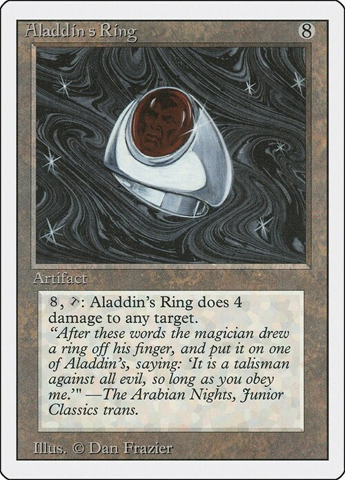 Aladdin's Ring Card Front