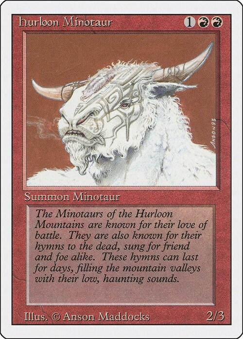 Hurloon Minotaur Card Front