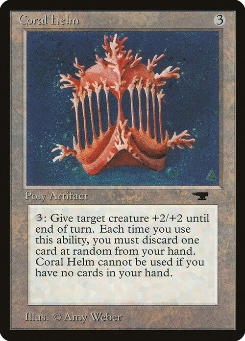 Coral Helm Card Front