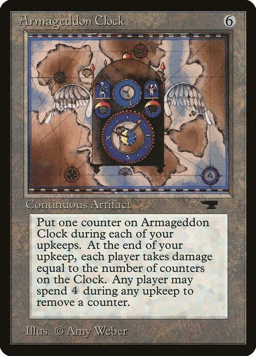 Armageddon Clock Card Front