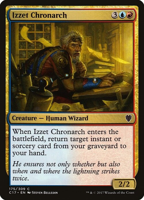 Izzet Chronarch Card Front