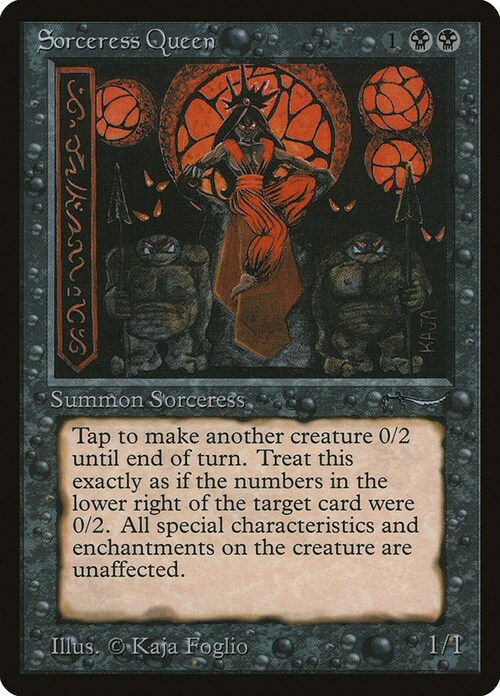 Sorceress Queen Card Front