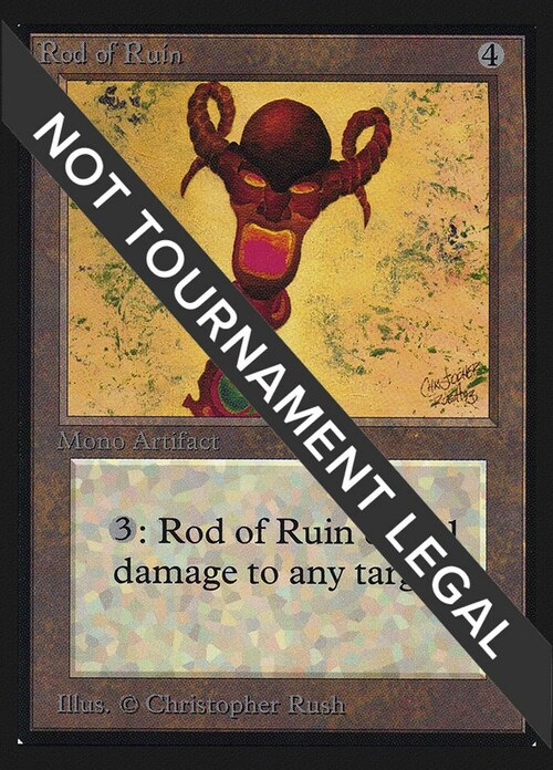 Rod of Ruin Card Front