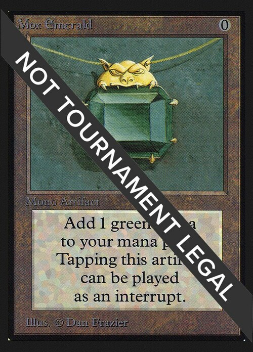 Mox Emerald Card Front