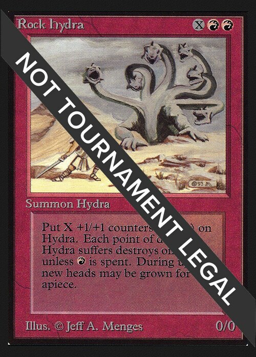 Rock Hydra Card Front