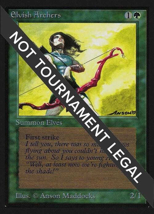 Elvish Archers Card Front