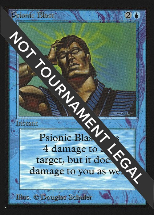 Psionic Blast Card Front