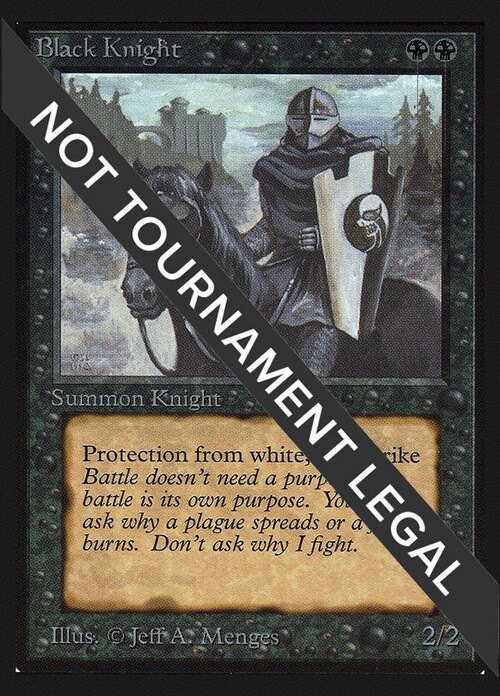 Black Knight Card Front