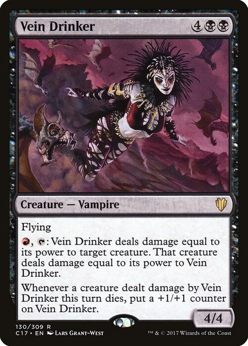 Vein Drinker Card Front