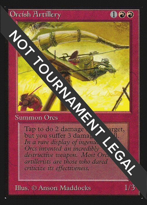 Orcish Artillery Card Front